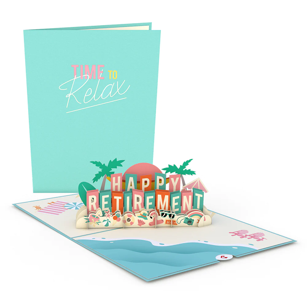 Happy Retirement Pop-Up Card