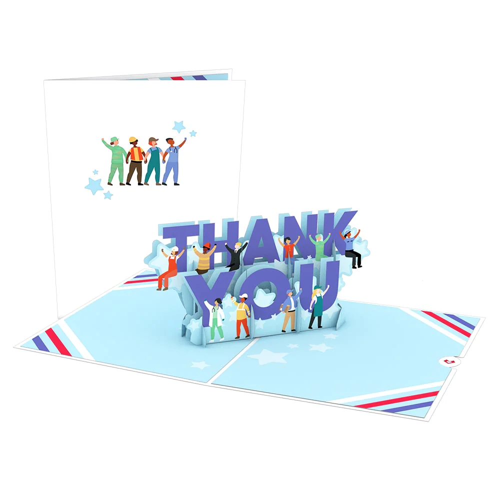 Frontline Thank You 3D card