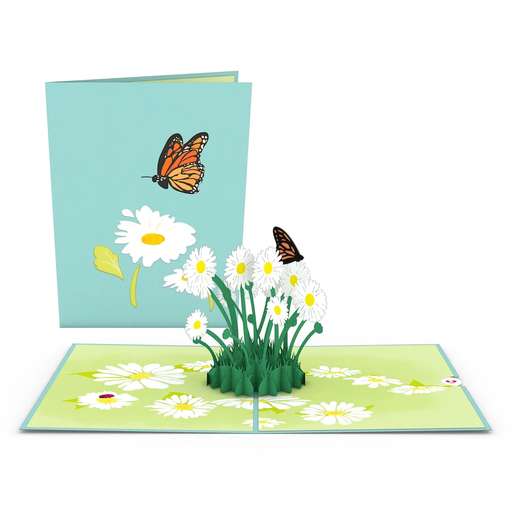 Daisy Patch Pop-Up Card