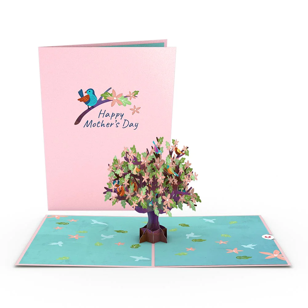 Mother's Day Bird Tree Pop-Up Card