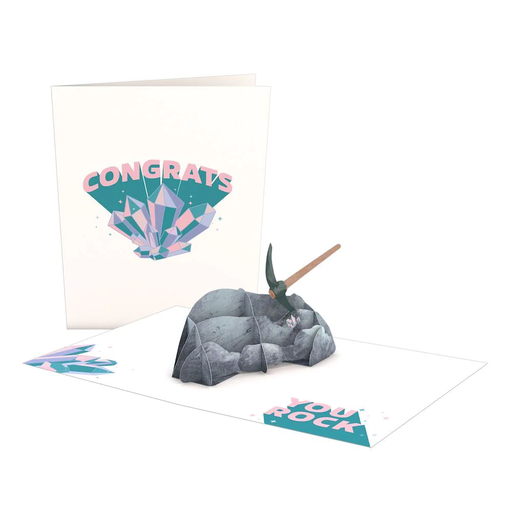 [LP4348] Congrats You Rock: Paperpop Card®