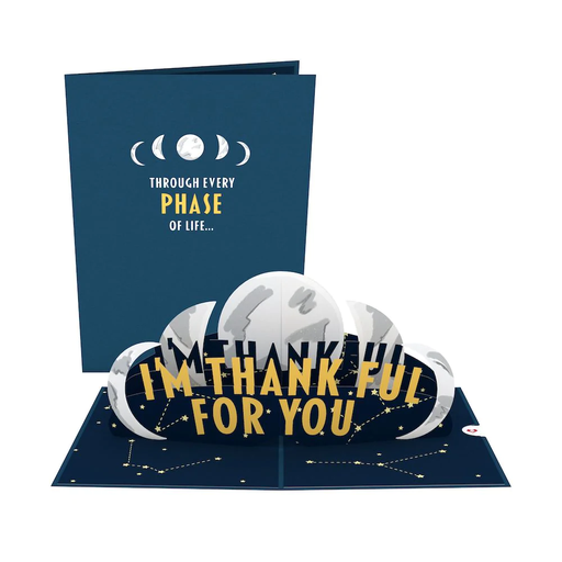 [LP4324] Thank You Moon Phases Pop-Up Card