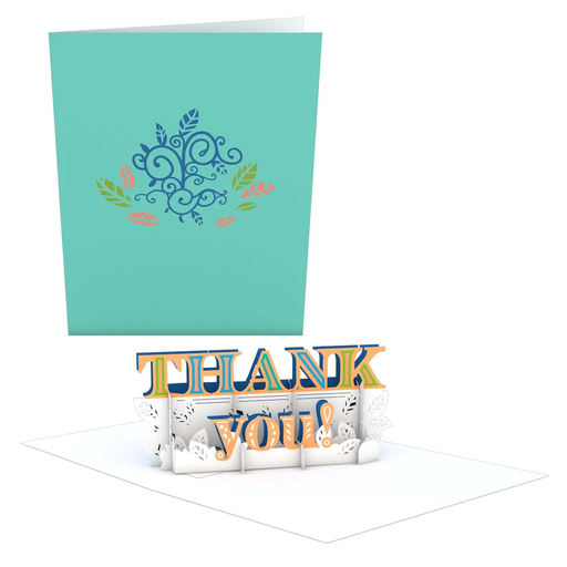 [LP4263] Flourish Thank You: Paperpop® Card