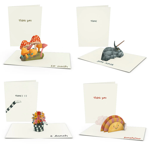 [PA4330] Thank You Whimsical Notecards (Assorted 4-Pack)