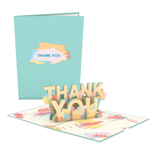 [LP2121] Artistic Thank You Pop-Up