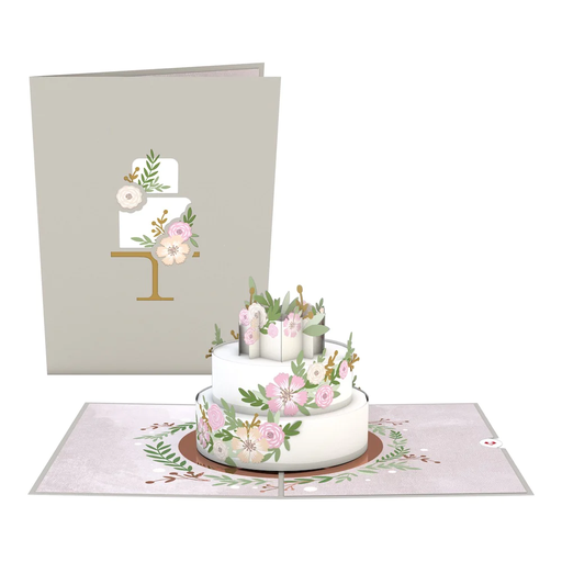 [LP2118] Wedding Cake Pop-Up Card