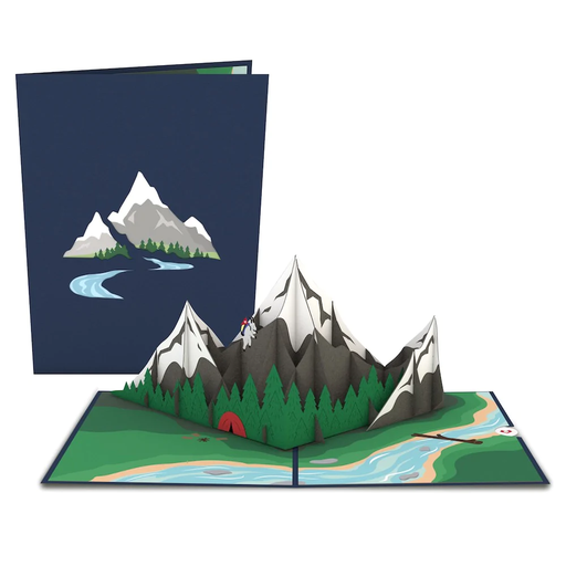 [LP1786] Mountains Pop-Up Card