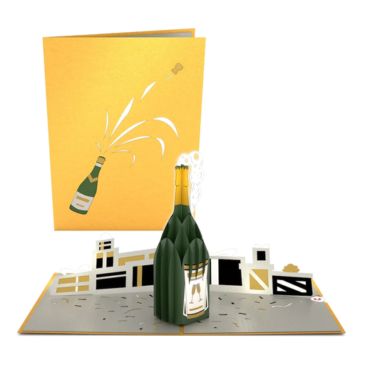 [LP1737] Champagne Celebration Pop-Up Card