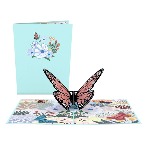 [LP3056] Floral Monarch Butterfly