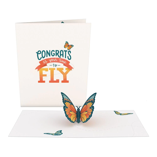 [LP4349] Congrats Butterfly: Paperpop® Card